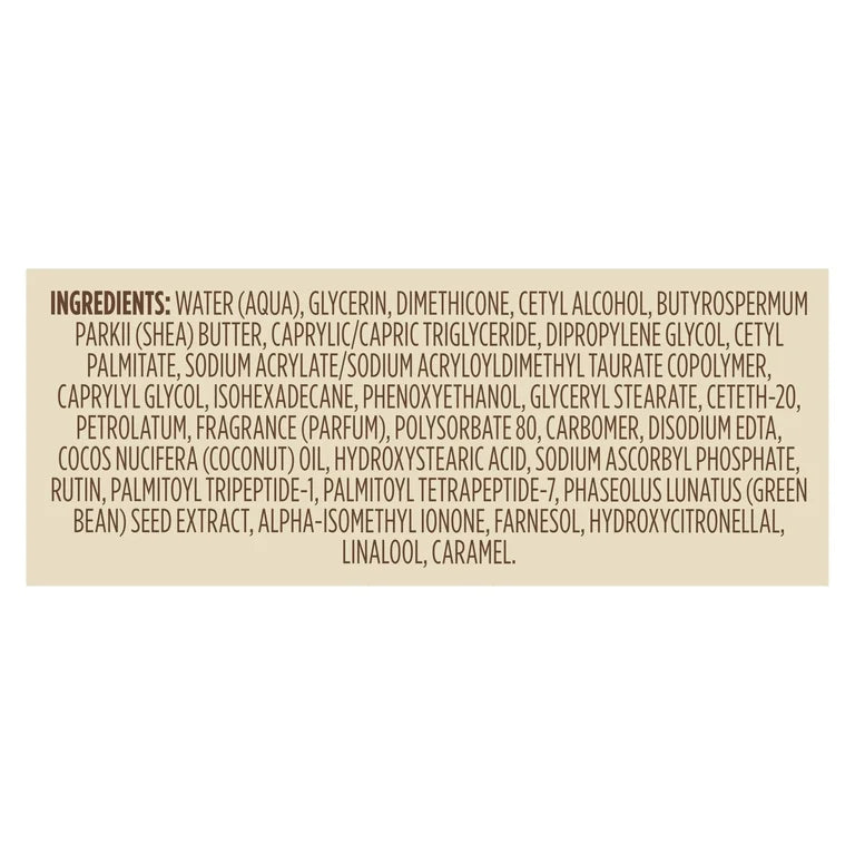 VASELINE RADIANT X DEEP NOURISHMENT PURE SHEA BUTTER BODY CREAM FOR DRY SKIN, COCONUT, 10 oz