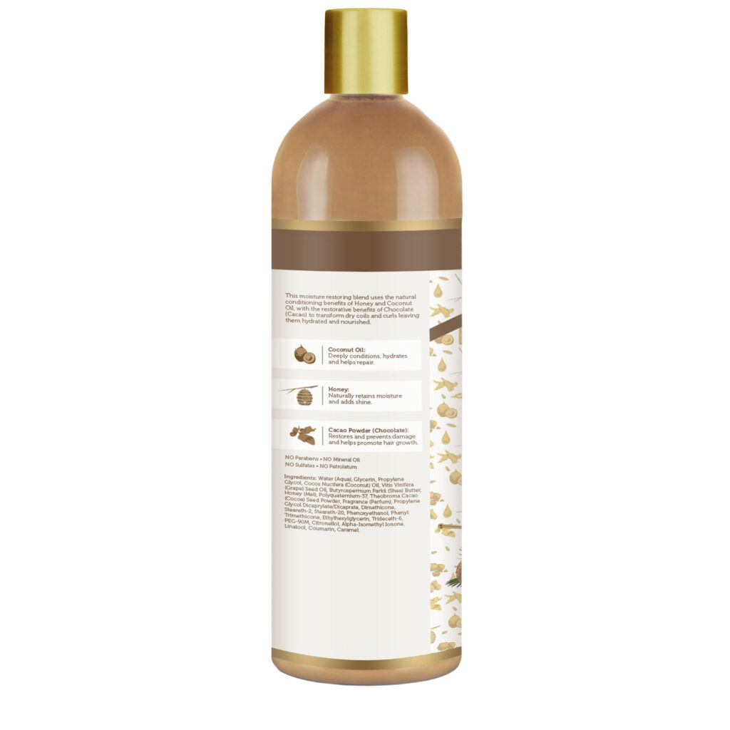 AFRICAN PRIDE MOISTURE MIRACLE HONEY CHOCOLATE & COCONUT OIL CONDITIONER 16OZ