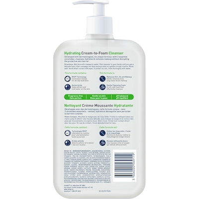 CeraVe HYDRATING CREAM-TO-FOAM -CLEANSER