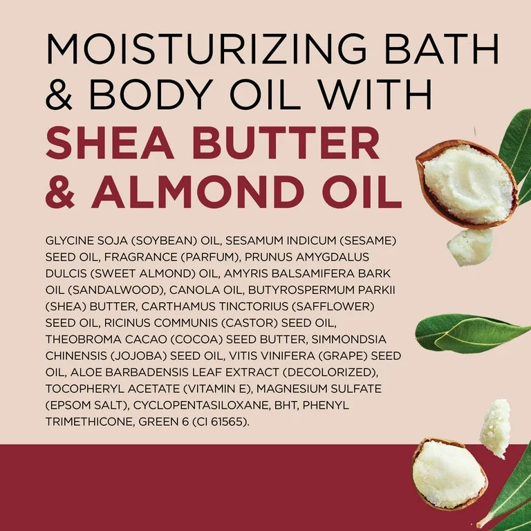 DR TEAL’S SHEA BUTTER MOISTURIZING BATH & BODY OIL, 8.8 fl oz.