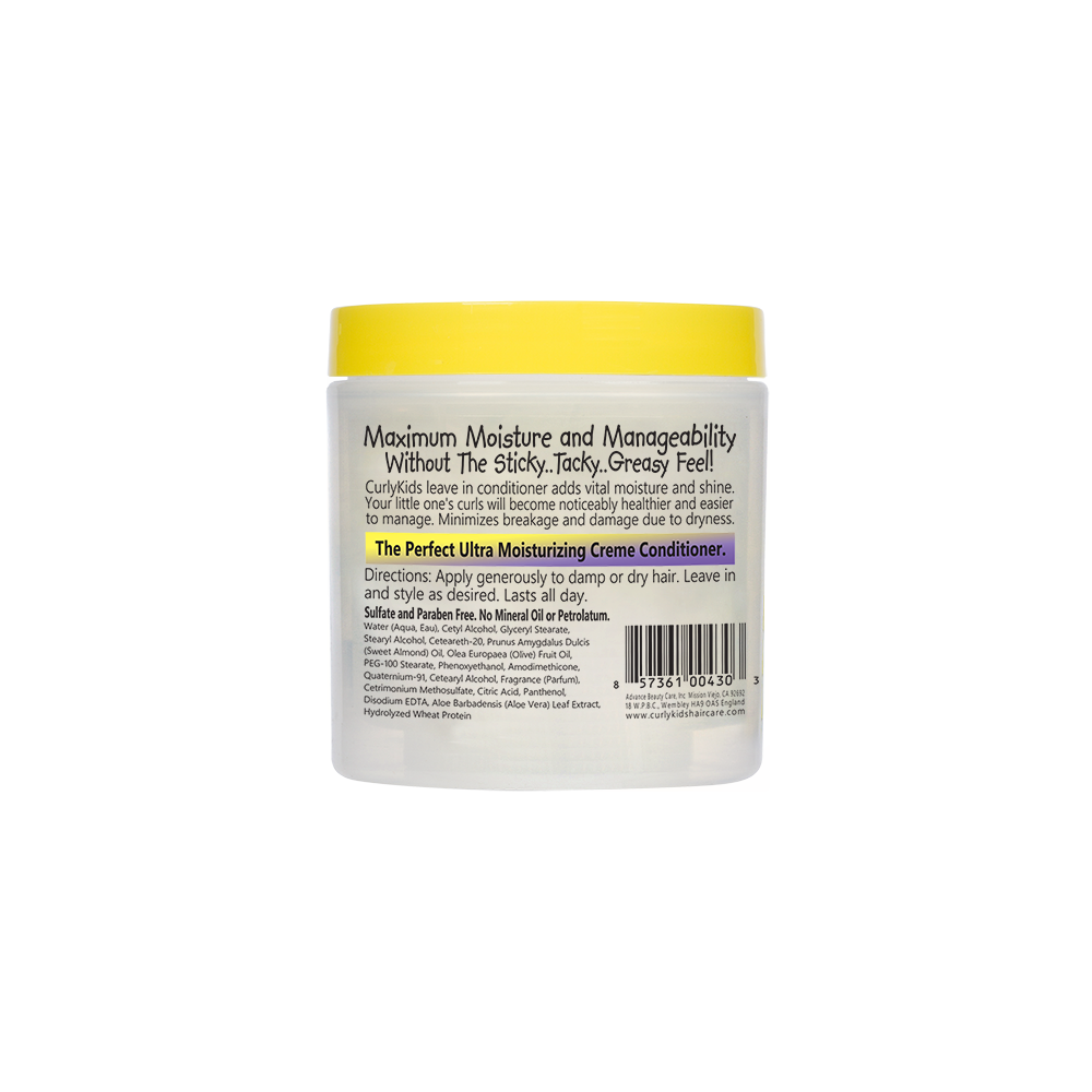 CURLY KIDS CURLY CREME LEAVE IN CONDITIONER 6oz