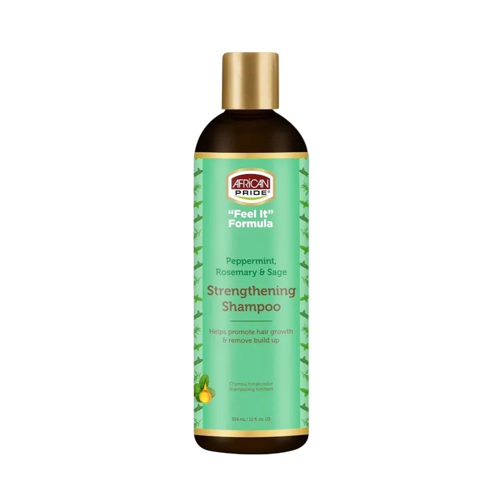 African Pride Feel It Formula Strengthening Shampoo 12oz