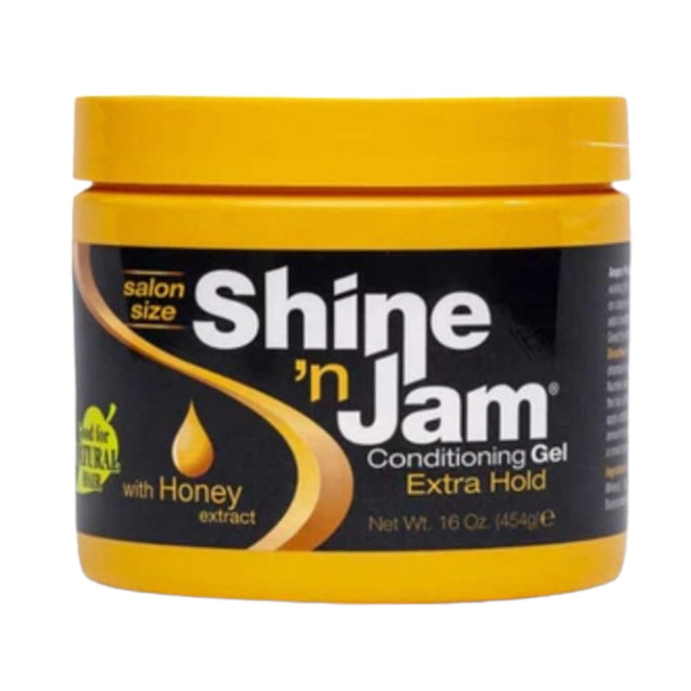Ampro Shine N Jam Conditioning Gel With Honey Extra Hold 16oz