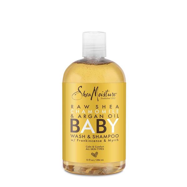 SHEA MOISTURE RAW SHEA CHAMOMILE & ARGAN OIL BABY WASH & SHAMPOO 13oz