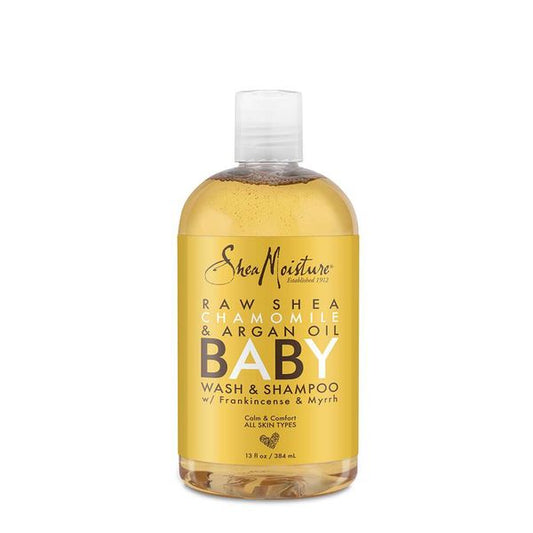 SHEA MOISTURE RAW SHEA CHAMOMILE & ARGAN OIL BABY WASH & SHAMPOO 13oz