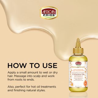 AFRICAN PRIDE MOISTURE MIRACLE STRENGTHEN & PROTECT 5 ESSENTIAL OILS