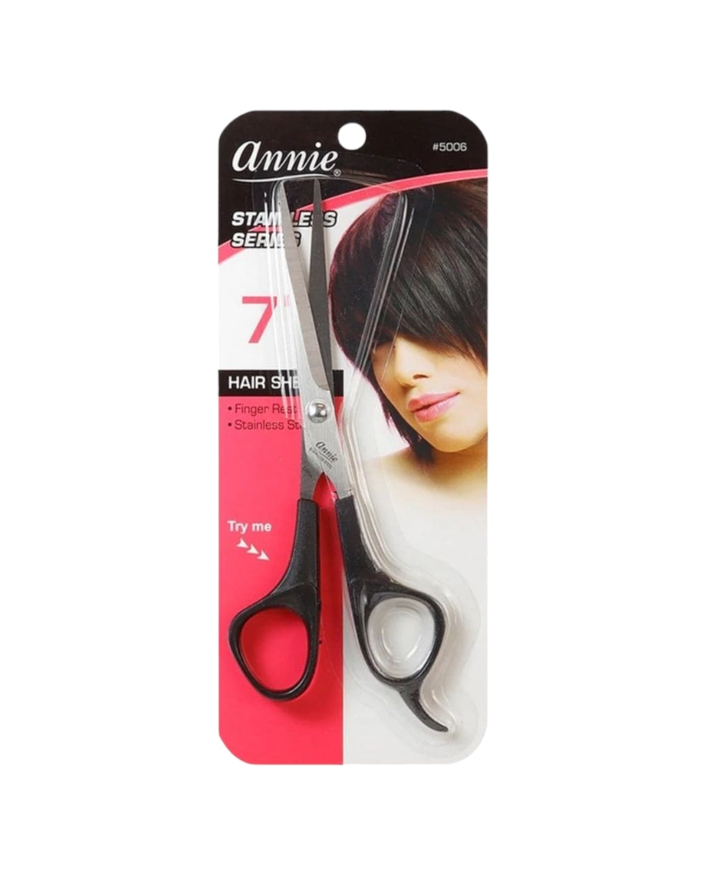 ANNIE STAINLESS HAIR SHEARS 7IN"