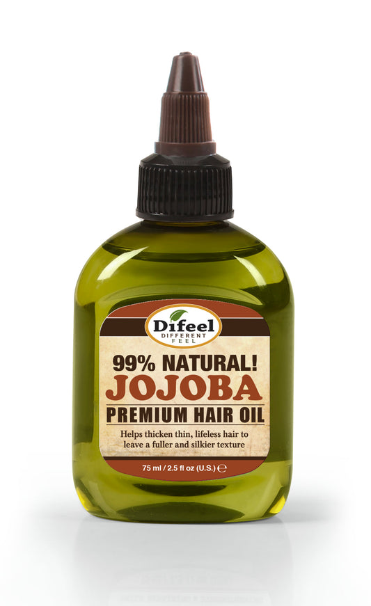 DIFEEL PREMIUM NATURAL HAIR OIL - JOJOBA OIL 2.5 OZ