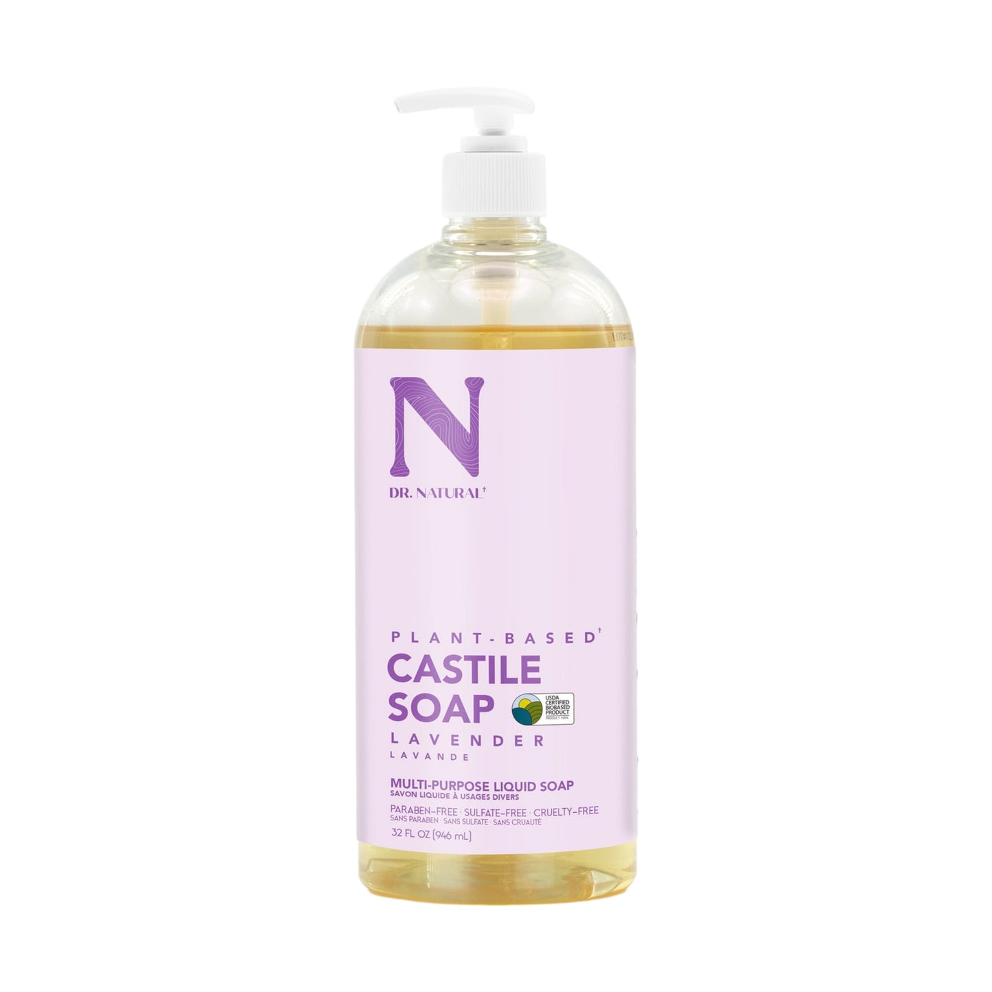 PLANT-BASED HEMP BODY WASH - LAVENDER