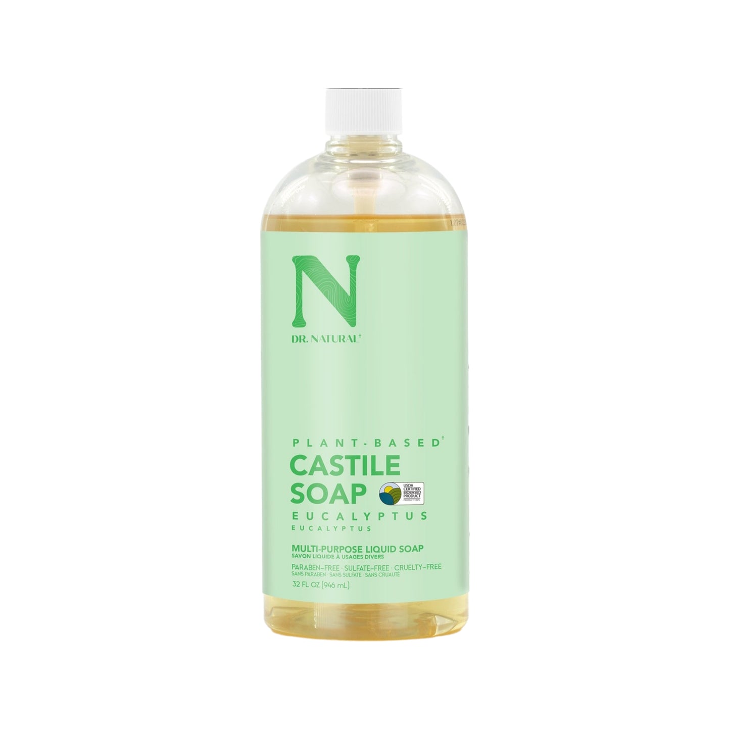 PLANT-BASED HEMP BODY WASH - EUCALYPTUS