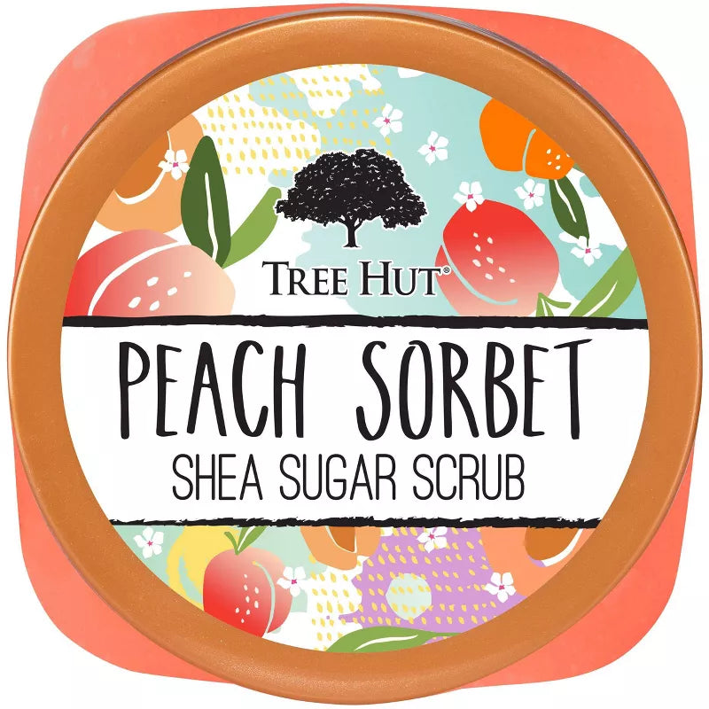 TREE HUT PEACH SORBET SHEA SUGAR SCRUB