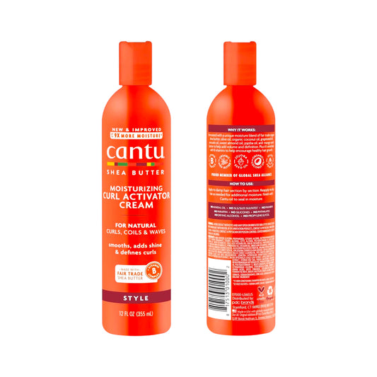 CANTU FOR NATURAL HAIR MOISTURIZING CURL ACTIVATOR CREAM 12oz