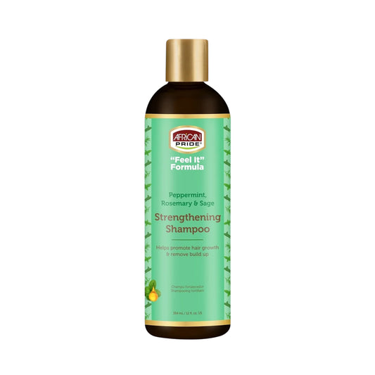 AFRICAN PRIDE FEEL IT FORMULA STRENGTHENING SHAMPOO 12oz