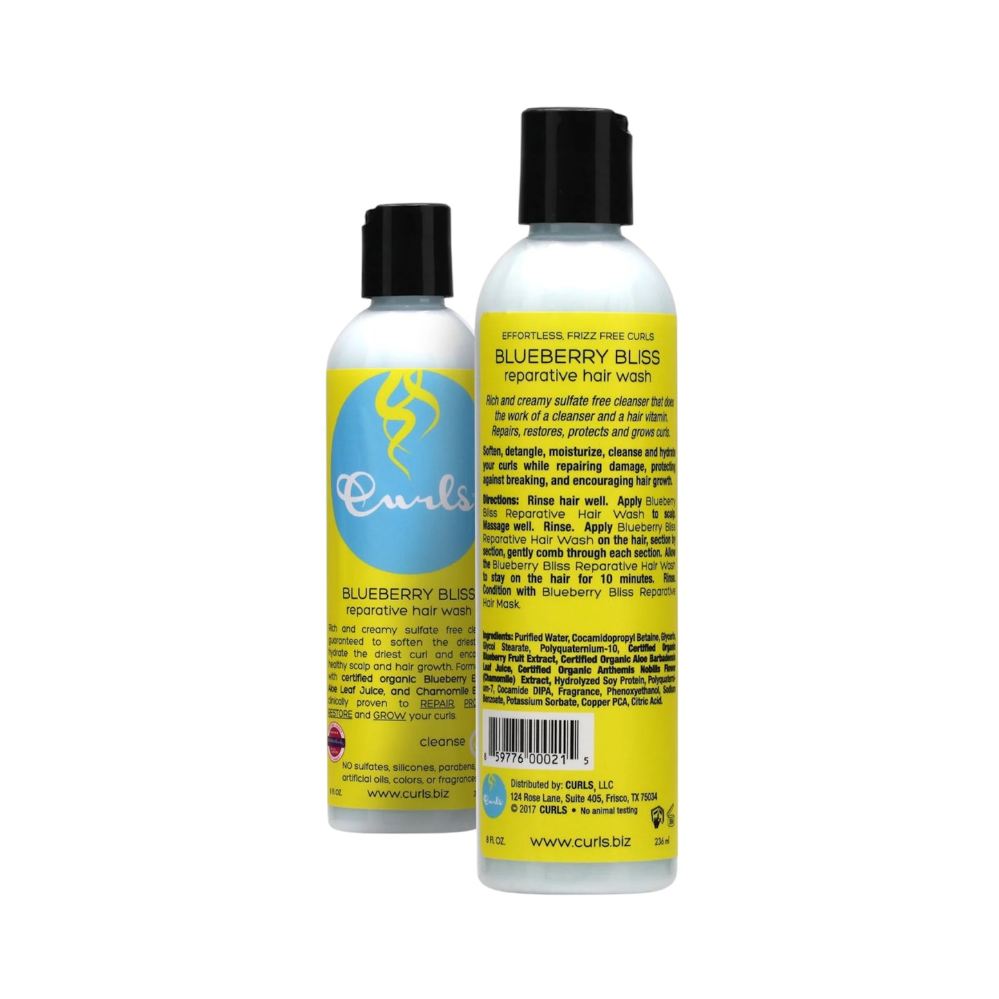 CURLS BLUEBERRY BLISS REPARATIVE HAIR WASH 8oz