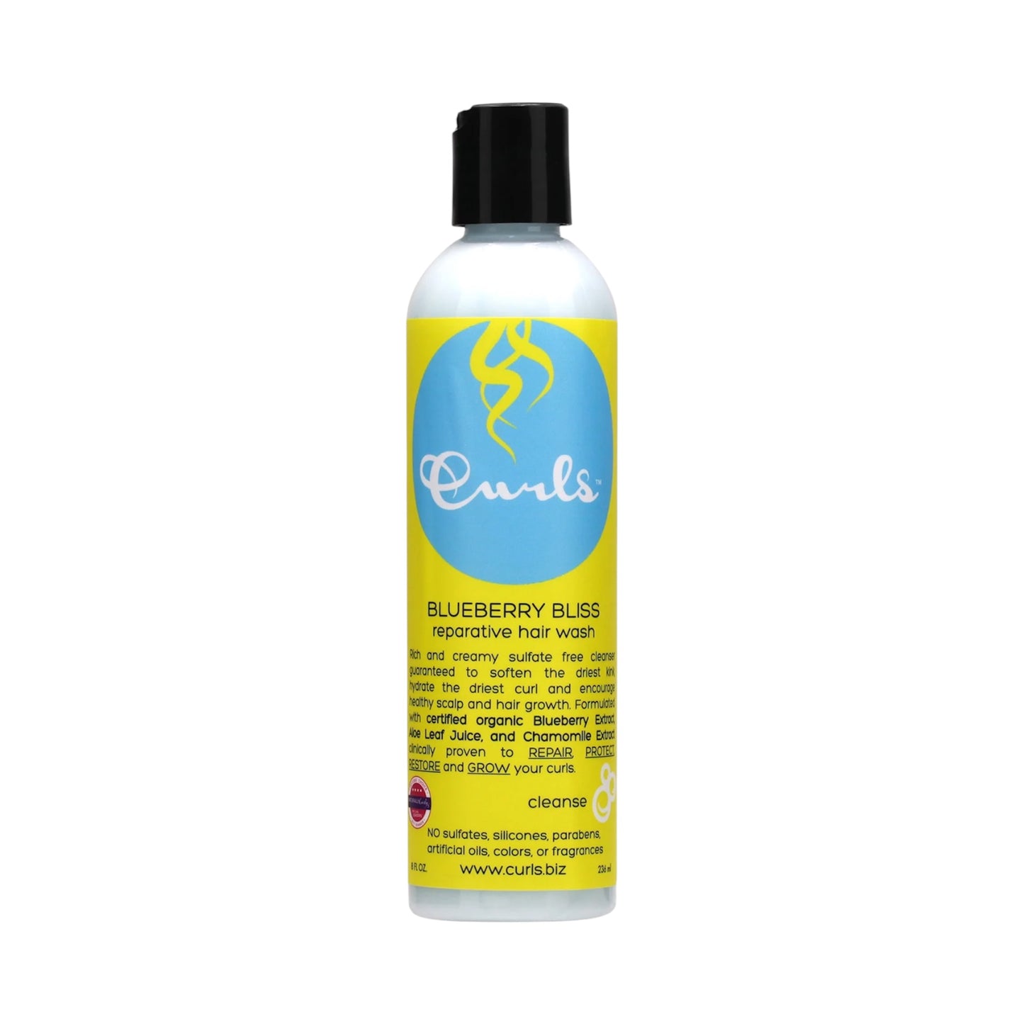 CURLS BLUEBERRY BLISS REPARATIVE HAIR WASH 8oz