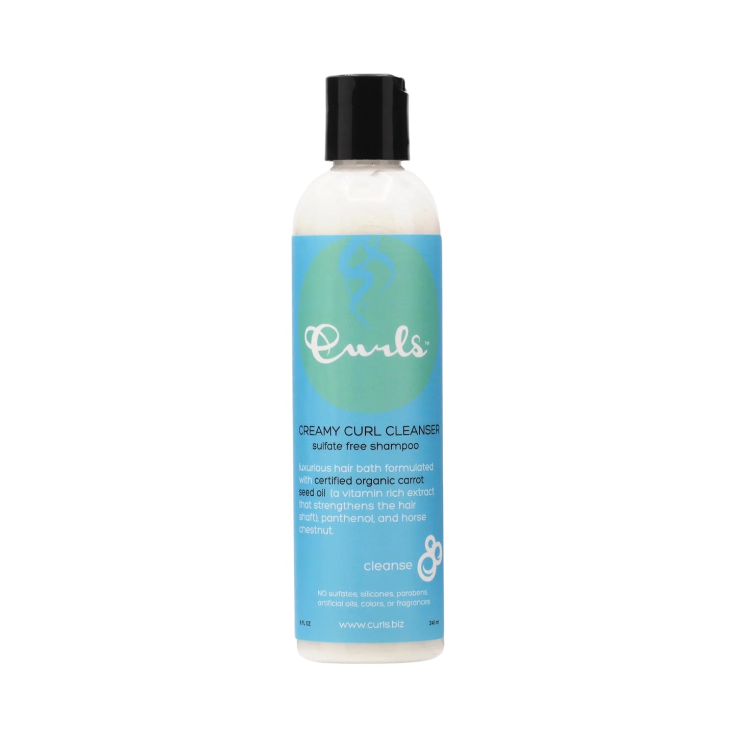 CURLS CREAMY CURL CLEANSER SULFATE FREE SHAMPOO 8oz