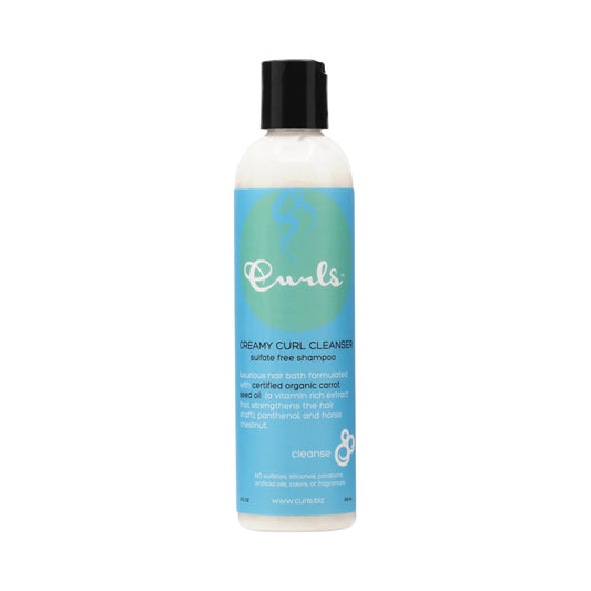 CURLS CREAMY CURL CLEANSER SULFATE FREE SHAMPOO 8oz