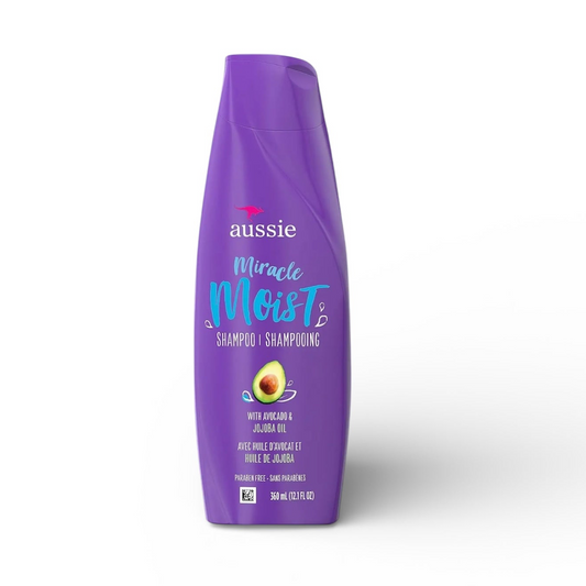 AUSSIE MIRACLE MOIST SHAMPOO 12.1oz