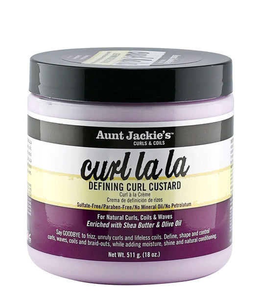 AUNT JACKIES CURL LA LA DEFINING CURL CUSTARD 15oz