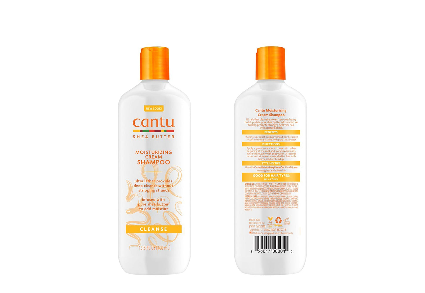 CANTU SHEA BUTTER MOISTURIZING CREAM SHAMPOO