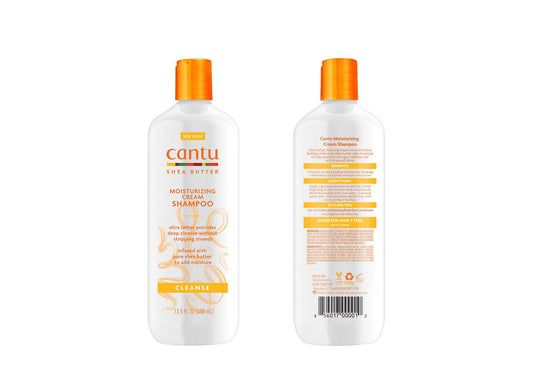 CANTU SHEA BUTTER MOISTURIZING CREAM SHAMPOO