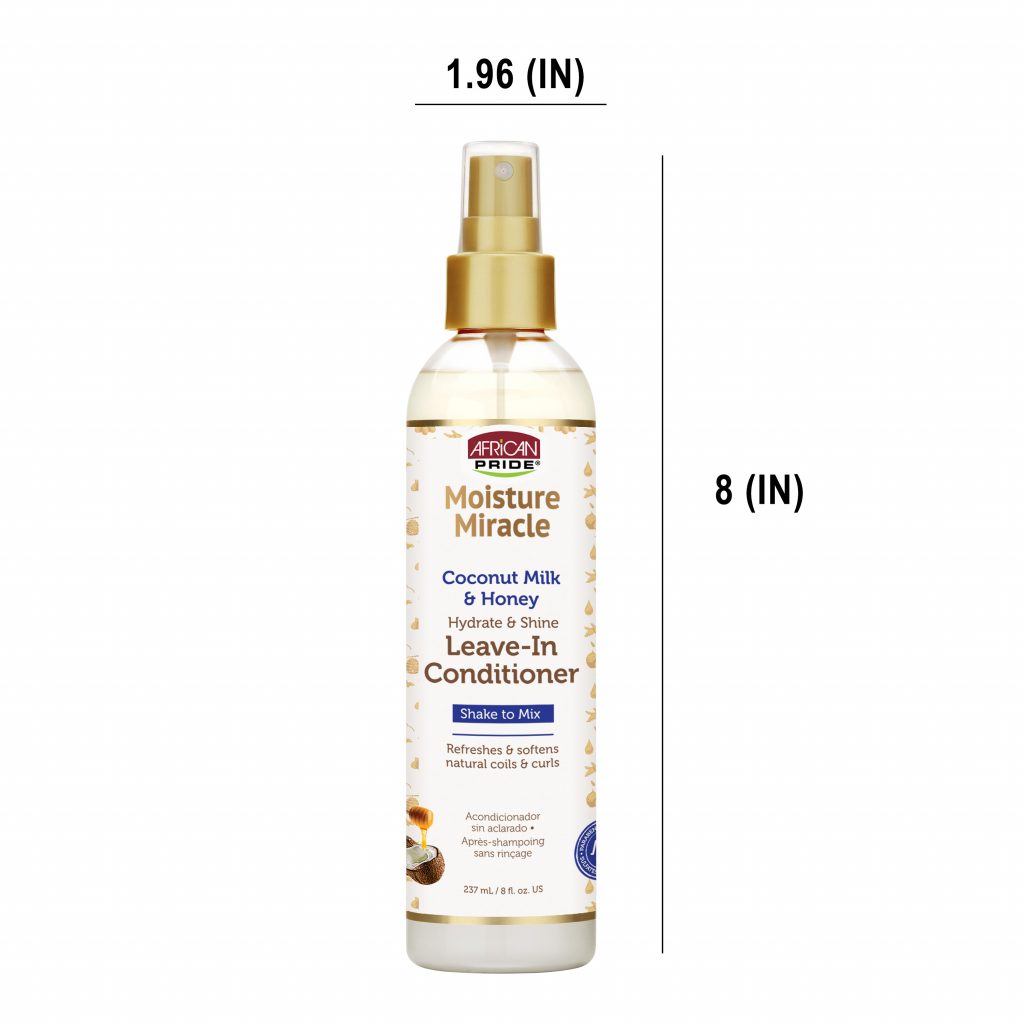 AFRICAN PRIDE MOISTURE MIRACLE HYDRATE & SHINE LEAVE-IN CONDITIONER