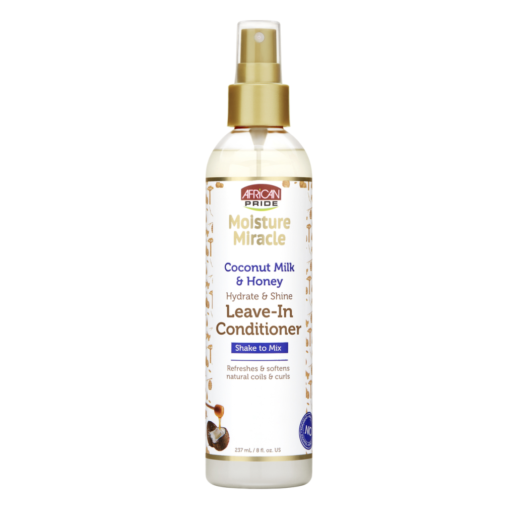 AFRICAN PRIDE MOISTURE MIRACLE HYDRATE & SHINE LEAVE-IN CONDITIONER